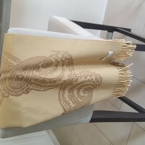 Restoration Hardware Italian made wool throw